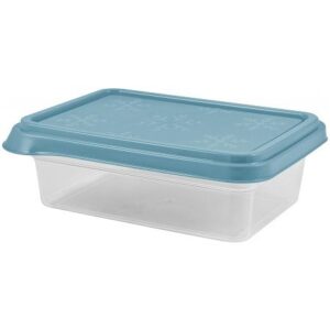 Пластик (Россия) Контейнер для продуктов прямоуг. 0,4 л. 13,7*9,7*5 см. п/п с крыш. цвет в ассорт. /1/30/