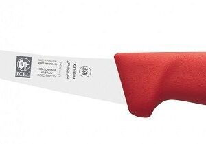 Icel (Португалия) Нож обвалочный 150/290 мм. изогнутый, гибкое лезвие, красный SAFE Icel /1/