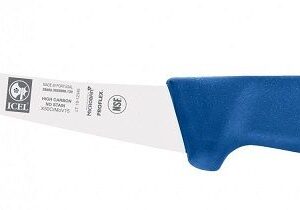 Icel (Португалия) Нож обвалочный 130/260 мм. изогнутый, жесткое лезвие, синий SAFE Icel /1/