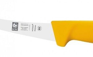 Icel (Португалия) Нож обвалочный 150/290 мм. изогнутый, гибкое лезвие, желтый SAFE Icel /1/