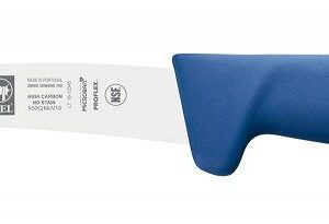 Icel (Португалия) Нож для прокалывания брюшины и снятия кожи 150/280 мм. с зацепом, синий SAFE Icel /1/6/