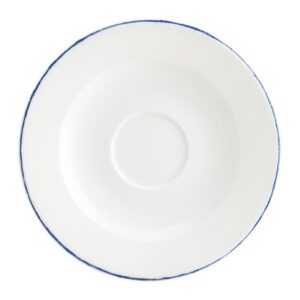 Bonna (Турция) Блюдце d=120 мм. Ретро синий край (чашка 70299) Bonna /1/6/3648/