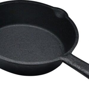 Чугун (Китай) Сковорода порц. d=15 см. h=4 см. 0,5 л. чугун. глубокая /1/