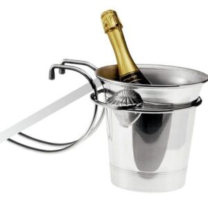Tellier (Франция) Подставка для ведра для вина/шампанского d=20,5 см. h=17,2 см. хром. сталь Tellier /1/5/