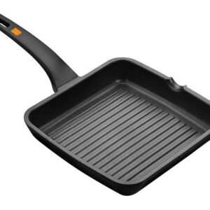 BRA&Monix (Испания) Сковорода 22*22 см. h=4,5 см. 1,30 л алюм. рифлен. с антиприг. покрыт. (индукция) Efficient BRA&Monix /1/