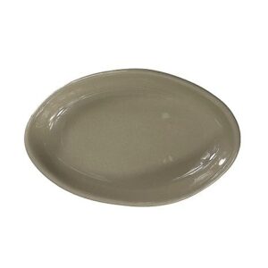 Bonna (Турция) Блюдо овальное 240*160 мм. Оливковый, форма Крас волнистый край Bonna /1/6/