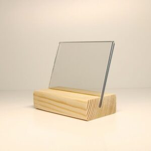 Ценник (Россия) Держатель для ценников и табличек 7,5*4 см. h=7 см. дерев. /1/