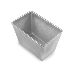 Алюминий (Россия) Форма для выпечки хлеба 13,8*8,8 см. h=9,2 см. алюм. литая /1/