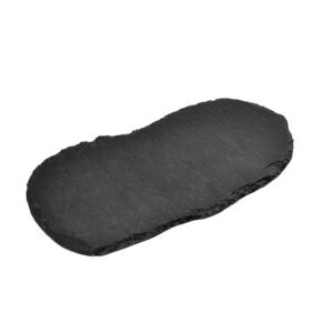 MGprof Блюдо для подачи 35*17 см. h=0,7 см. черное, сланец MGprof /1/17/