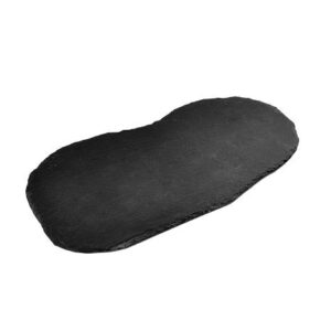 MGprof Блюдо для подачи 40*20 см. h=0,7 см. черное, сланец MGprof /1/17/