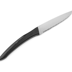 Abert (Италия) Нож для стейка 105/232 мм. 18/10 2 мм. ручка пластик, лезвие зубчатое Abert /1/12/