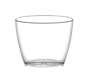 Abert (Италия) Ведро для шампанского 5,25 л. пласт. 279*173/185*112 мм. h=234 мм. для 2-х бутылок, прозрачное Abert /1/6/