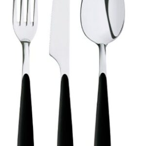 Abert (Италия) Ложка чайная Мастер 18/0 2 мм 13,1 см. черный Abert /12/