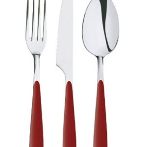 Abert (Италия) Вилка столовая Мастер 18/0 2 мм 19,5 см. красный Abert /12/