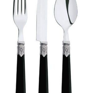 Abert (Италия) Ложка чайная Майя 18/0 1,2 мм 14,6 см. черный Abert /12/