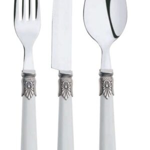 Abert (Италия) Ложка столовая Майя 18/0 1,2 мм 20,2 см. слоновая кость Abert /12/