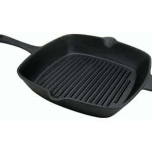 Чугун (Россия) Сковорода-гриль 27,5*25 см. h=5,5 см. 2,7 л. чугун. /1/4/