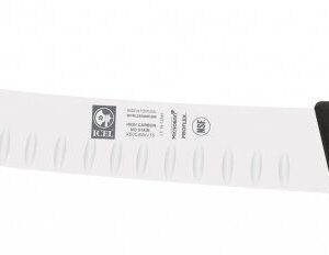 Icel (Португалия) Нож обвалочный 200/330 мм. изогнутый, с бороздками, черный SAFE Icel /1/6/