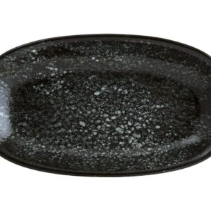 Bonna (Турция) Блюдо овальное 240*140 мм. Черный Космос, форма Гурмэ Bonna /1/12/1164/