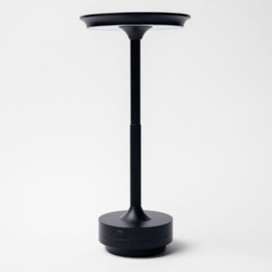 MGline Лампа настольная d=13 см. h=27,5 см. 3 цвета, сенсорная регулировка яркости, алюм., черная LED HIGH-TECH MGline /1/20/ АКЦИЯ