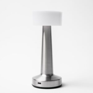 MGline Лампа настольная d=9 см. h=21,5 см. 3 цвета, сенсорная регулировка яркости, нерж., серебристая LED SIMPLE MGline/1/20/