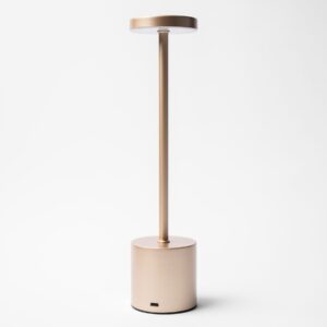 MGline Лампа настольная d=8 см. h=34 см. 3 цвета, сенсорная регулировка яркости, алюм., розовое золото LED METAL MGline /1/20/ ВДОХНОВЕНИЕ