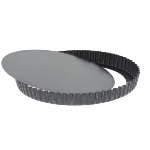 MGsteel Форма для выпечки d=24 см. h=2,8 см. рифленая съемное дно, сталь с антиприг. покр. MGsteel /1/