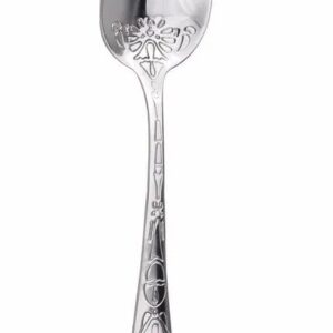 Abert (Италия) Ложка чайная Тату 18/10 2 мм. 13,2 см. Abert /12/