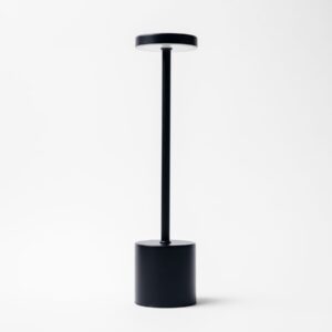 MGline Лампа настольная d=8 см. h=34 см. 3 цвета, сенсорная регулировка яркости, алюм., черная LED METAL MGline /1/20/ ВДОХНОВЕНИЕ