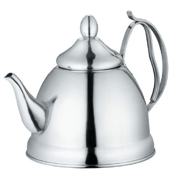 Нерж (Китай) Чайник 1200 мл. заварочный, нерж. /1/12/