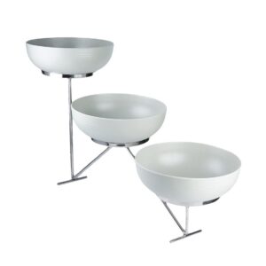 Стойка металлическая для выкладки + три салатника,90*30*50 см, P.L.--Hotelware