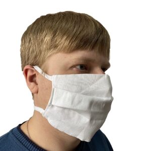 Россия Маска защитная многоразовая хлопок на завязках /100/