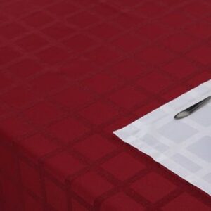 Текстиль (Россия) Скатерть 110*160 см. белая клетка /3/