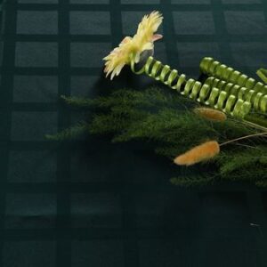 Текстиль (Россия) Скатерть 145*250 см. темно-зеленая клетка /3/ Под заказ