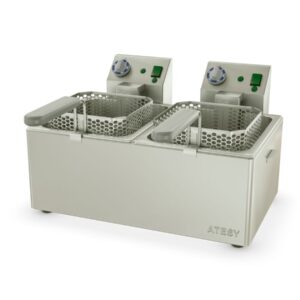 АТЕСИ (Россия) Фритюрница 2-секционная, 7 л.+7 л. 562*568*342 мм. ПАНДА-ЕВРО-2Х1/2 Atesy /1/