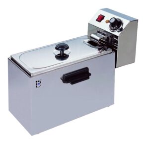 Китай Фритюрница 1-секционная, 4 л. 255*455*305 мм. нерж /1/