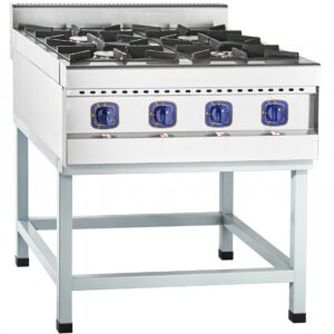 Чувашторгтехника (Россия) Плита газовая 4-х конфор., на подставке, нерж. ПГК-49П Abat /1/