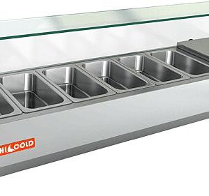 Hicold (Россия) Витрина холодильная 1390*385*460 мм. для компонентов пиццы (топпингов) VRTG 1390 Hicold /1/