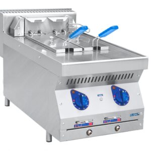 Чувашторгтехника (Россия) Фритюрница 2-секционная, 9,9 л.+9,9 л. 400*750*475 мм. ЭФК-40/2Н Abat /1/