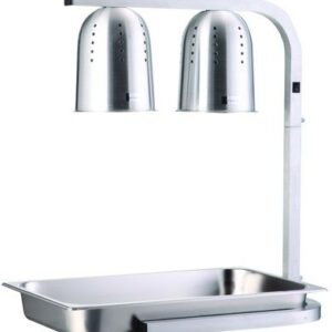 Китай Подогреватель блюд 2 лампы, 490*355*610 мм. инфракрасный, настольный /1/