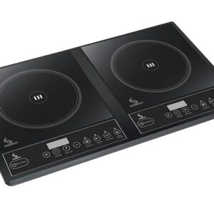 Китай Плита индукционная 2-конфор., 600*360*60 мм, 10 уров. мощности (с таймером) /1/