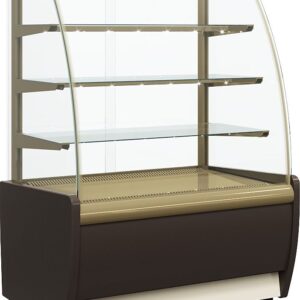 Полюс (Россия) Витрина кондитерская 1370*650*1315 мм. коричневая ВХСв-1,3д Carboma /1/