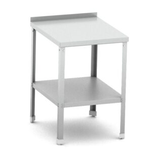 MGsteel Стол разделочный с бортом 600*700*870 мм. разборный, полка сплошная, нерж. MGsteel /1/