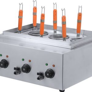 Китай Макароноварка электрическая 24 л., 6 емкости, 590*550*280 мм. настольная /1/