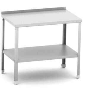 MGsteel Стол разделочный без борта 1200*600*870 мм. разборный, полка сплошная, нерж. MGsteel /1/ ТП