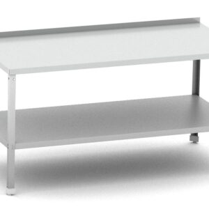 MGsteel Стол разделочный без борта 600*600*870 мм. разборный, полка сплошная, нерж. MGsteel /1/ ТП