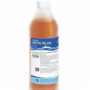 Проф. химия (Россия) Средство для ручной мойки посуды 1 л. высококонцентр. в воде любой жестк. ph 8 AKTIV Plus /1/12/