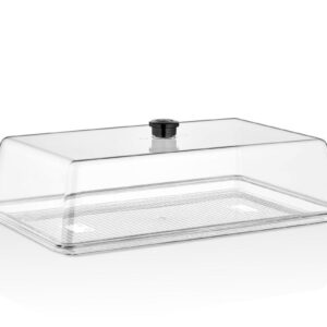 GASTROPLAST (Турция) Крышка 41*26 см. h=10 см. поликарбонат, прозрачная (поднос 76860, 76844, 76852) GP /1/12/