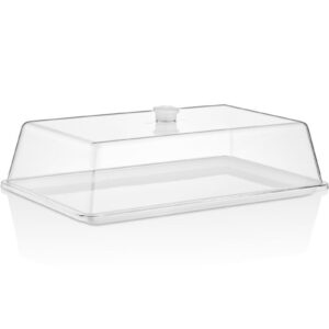 GASTROPLAST (Турция) Поднос для подачи 41*26 см. поликарбонат, белый (крышка 76835) GP /1/24/