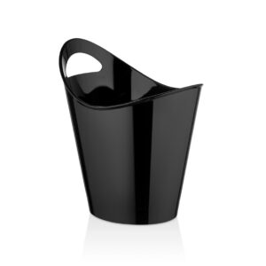 GASTROPLAST (Турция) Ведро для шампанского 4 л. поликарбонат 260*200/160*130 мм. h=280 мм. с ручкой для 1-й бутылки, черное GP /1/6/